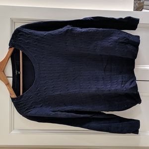 Bundle deal: Buy 2 items, get 3rd free. Wool blend Talbots cable knit sweater